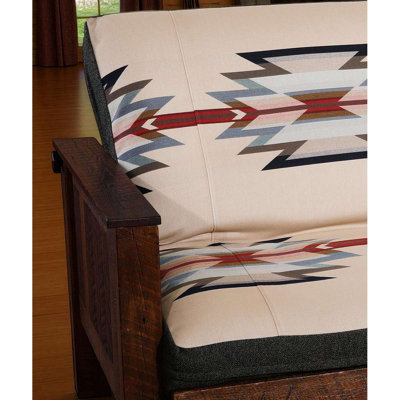 Fireside Lodge Custom Futon Chair & Ottoman Cover - Full Size Mattress - Fabric Grade 10-ALL - Welt (Optional): Add $30
