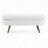 Ottoman Oval Storage Bench,Rubber Wood Legs(43.5"X16"X16")-110402479