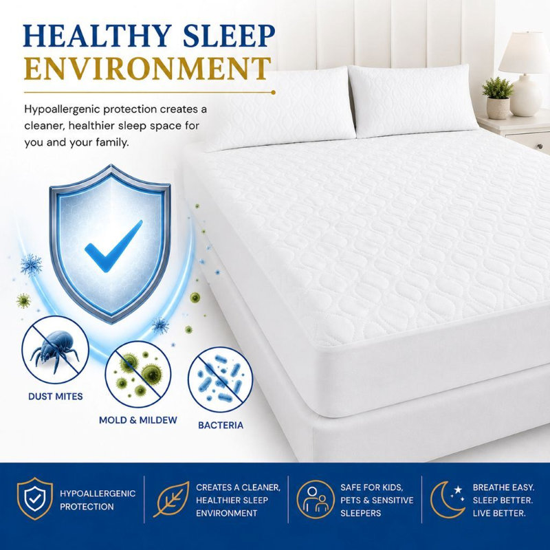 Mattress Protector Case Pack, Double