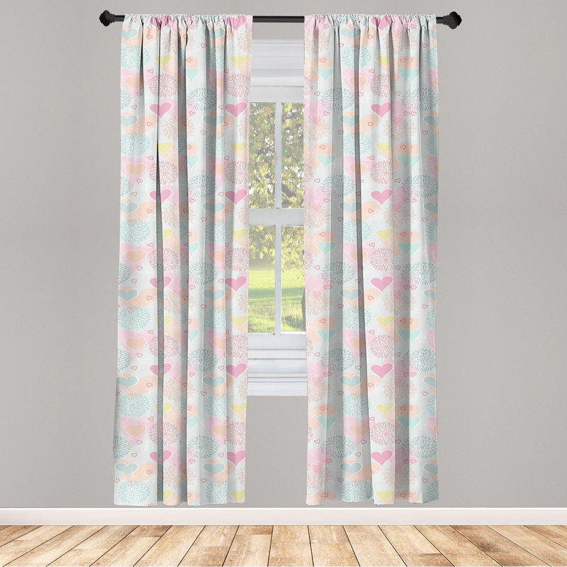 Panneau coulissant semi-diaphane avec passe-tringle Valentines, 28 po x 84 po