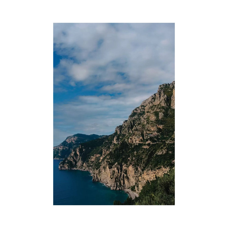 Amalfi Coast Drive X by Bethany Young - Print on Canvas, 66.04cm H x 45.72cm W x 3.81cm D, Wrapped Canvas