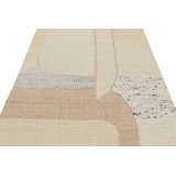 Rug & Kilim’S Abstract Flatweave With Cream And Beige Geometric Patterns