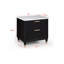 Table de chevet contemporaine à 2 tiroirs 1Pc