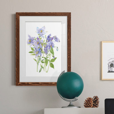 " Columbine Spray I " Painting Print