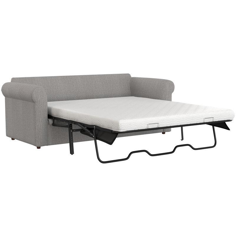 Grand canapé-lit avec matelas en mousse à mémoire de forme Tristan