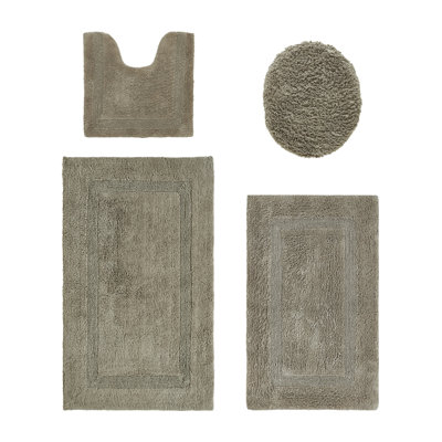 Ensemble de tapis pour salle de bain 100% coton 2370 g / m² Lux Premium