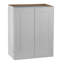 Armoire murale à double porte avec tablettes réglables (l 27 po x P 12 po x H 42 po)-620019030-620019021