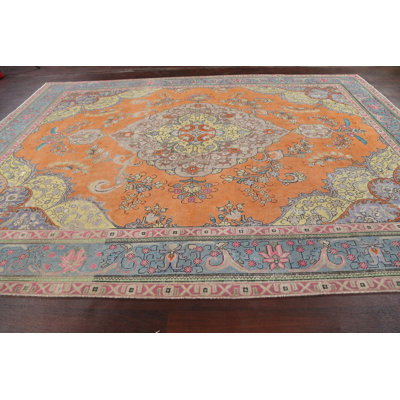 One-of-a-Kind 9'6" X 12'11" 1970s Area Rug in
