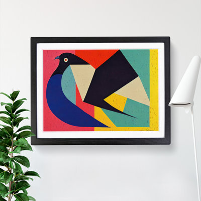 Abstract Pigeon Bird Vol.4 - Framed Print