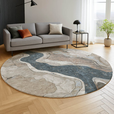 Premium Machine Washable Mayfield AMF2219 abstract Rug