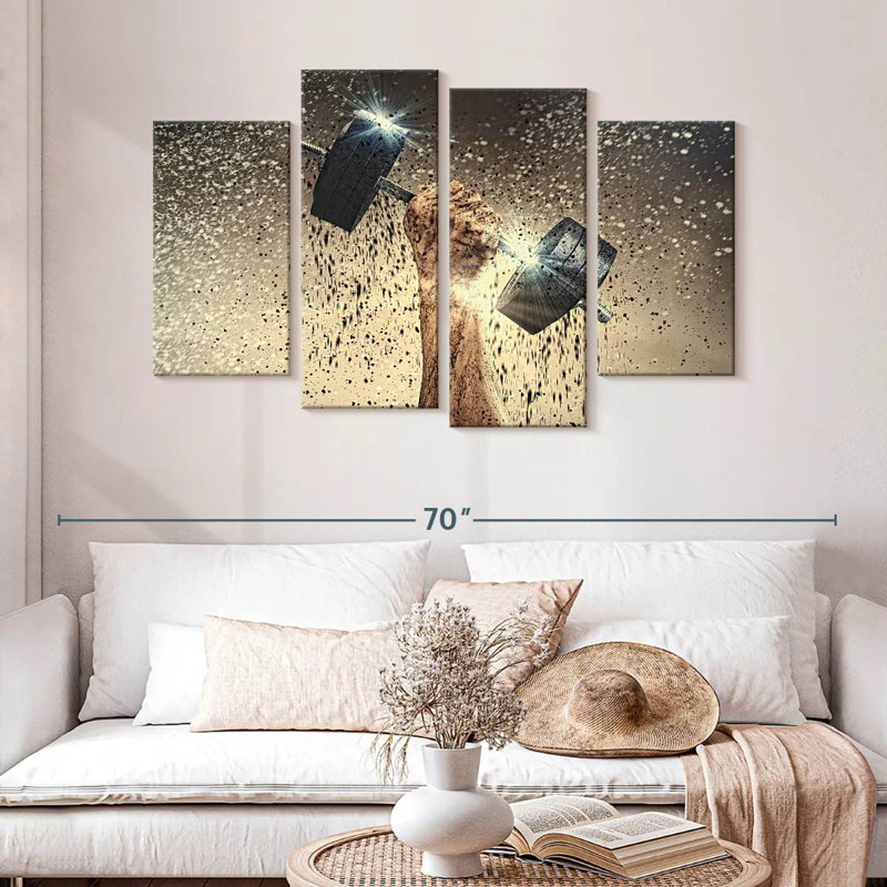 Winner's Dumbbells, 32" H x 52" W