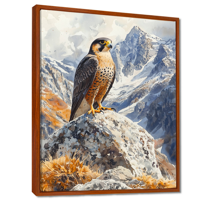 Stanway - Animals Wall Decor, Brun, Impression encadrée flottante, H 32 po x l 16 po