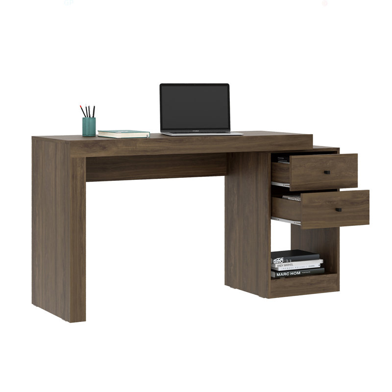 Bureau extensible Techni Mobile, Noyer