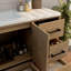 Meuble-lavabo simple 58,9 po avec plateau en acrylique Victoria-98195177
