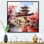 «Spring Spring China Serenity At The Temple I», art mural Chine