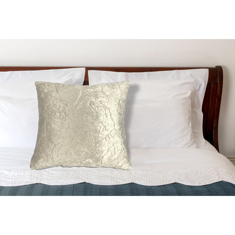 Housse de coussin carré et insert, Beige