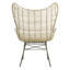 Fauteuil à oreilles en lin 31,7 po Sawbridgeworth
