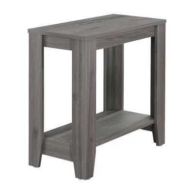 Accent Table, Side, End, Nightstand, Lamp, Living Room, Bedroom, Grey Laminate, Transitional