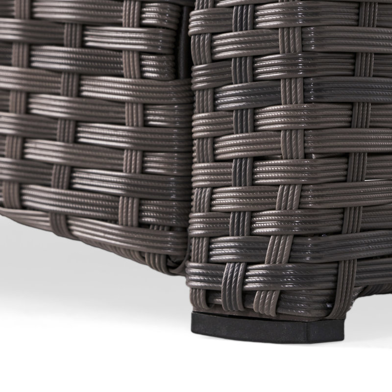 Simple avec tissu imperméable gris et boutons capitonnés, poids de 27,47 lb, profondeur de 27,01 po, couleur, météo, profondeur, largeur de 27,52 po, hauteur de 29,5 po, poids pour la détente en plein air