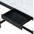 Modern Bar Dining Table Set With Storage Drawers And Padded Stools-105849878