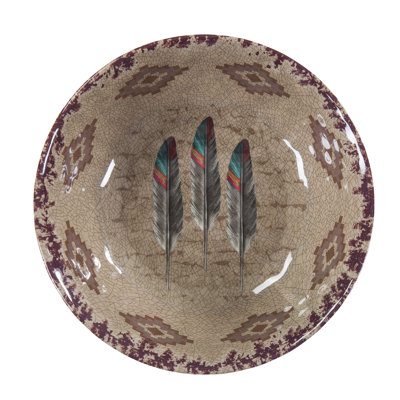 Feather Melamine Plastic Dining Bowl