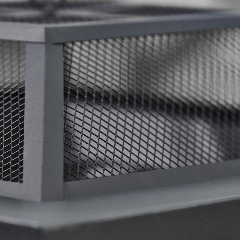 Steel Charcoal Fire Pit Table