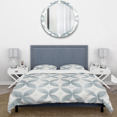 Soft Monochrome - Damask Duvet Cover Set