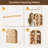 Wood Arch Wall Mounted Bathroom Cabinet-2063709946