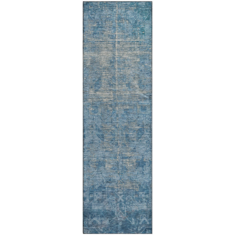 Premium Machine Washable Larock AMF1228 Global Rug