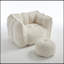 Luxueux fauteuil à billes en chenille avec mousse haute résilience, parfait pour des sièges confortables et polyvalents dans n'importe quelle pièce