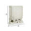 Commode 4 tiroirs Wynton en blanc antique