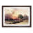Sunset by the Great Sphinx Pyramids of Giza by David Roberts - Picture Frame Painting Print-55642142-55642143