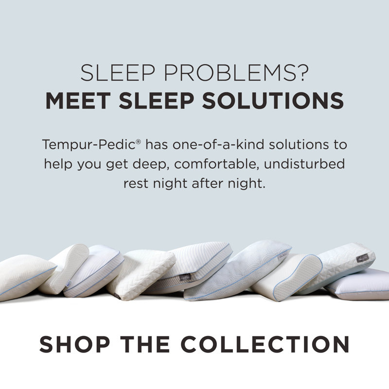 TEMPUR-Cloud Breeze Dual Cooling Pillow, Queen, 2 Pack