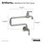 Artifacts® Single-Hole Wall-Mount Pot Filler-19195798