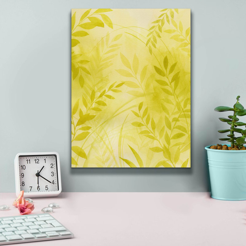  «Gilded Shadows 1» par Grace Popp, art mural sur toile, 12 po x 16 po