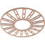 Médaillon de plafond en bois ajouré Haley-63412157-63412177