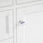 Ensemble de meuble-lavabo autoportant blanc mat avec plateau en marbre de Carrare de 42 po Alexxis-899355785