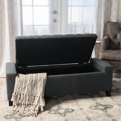 Grand rangement gris foncé - P 20,50 po x l 51,00 po x 16,88 po pouvant contenir beaucoup de style qui rehausse le style de votre maison