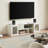 Mauna Modern White TV Stand for 65 Inch TV with LED Lights and Power Outlet, Flexible Layout Entertainment Center with Storage Cabinets, DIY Combination Media Console for Living Room, Bedroom, Gaming Room-2064962278