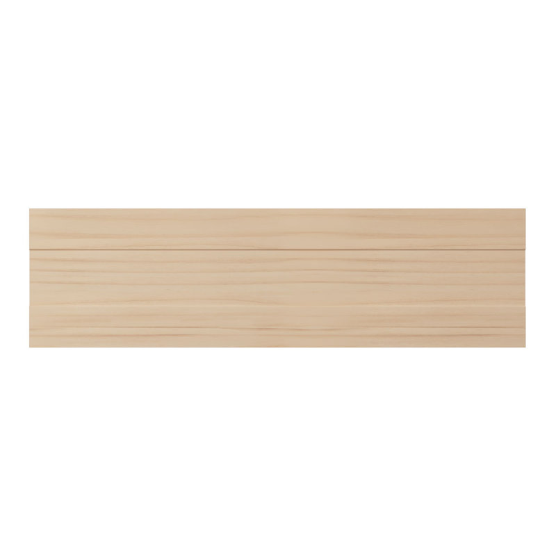 Moulure sur rail de chaise en bois massif de qualité l 5,9 po x P 3 po x L 96 po., Aulne