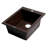 19.88'' L Drop-In Single Bowl Granite Kitchen Sink-64638159