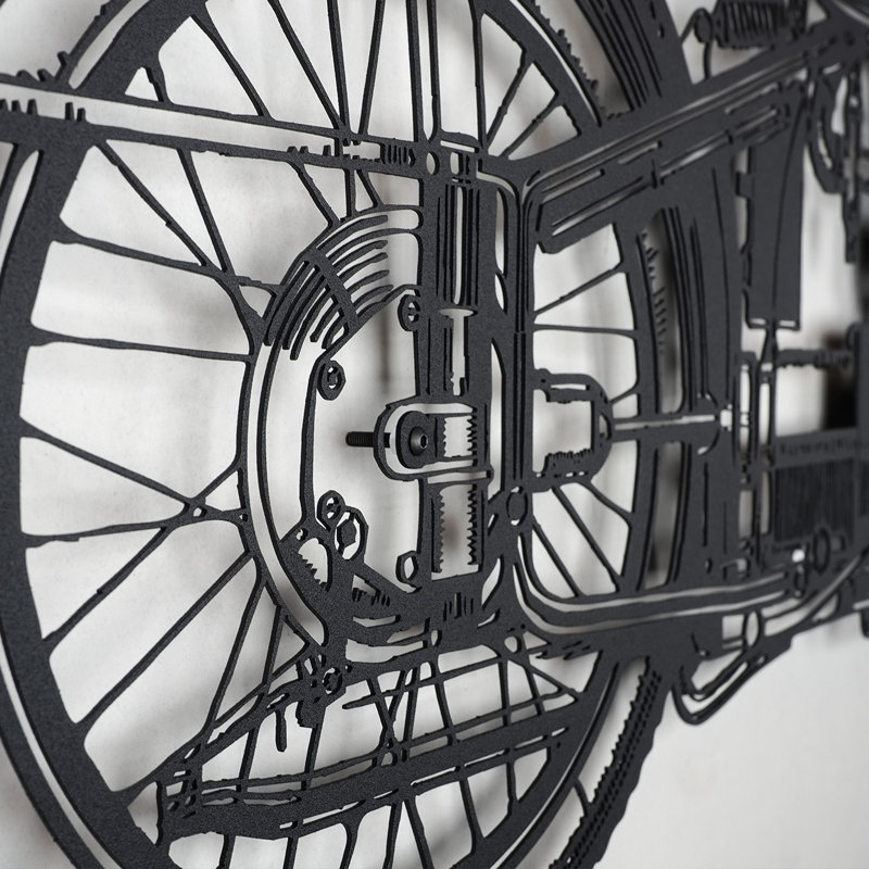 Metal Motorcycle Wall Decor