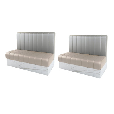 Banc rembourré en similicuir