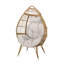 Chaise avec coussins Teardrop
