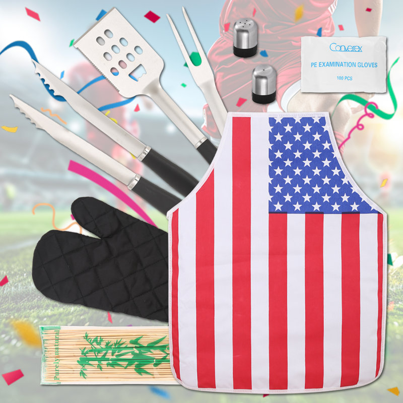 Ensemble de gril pour l'extérieur Ultimate International de 7 pièces, USA