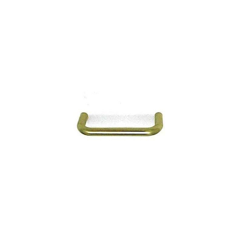 3-1/2" Wire Pull Brushed Brass
