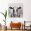 Impression de vache sophistiquée sur toile-1288345711