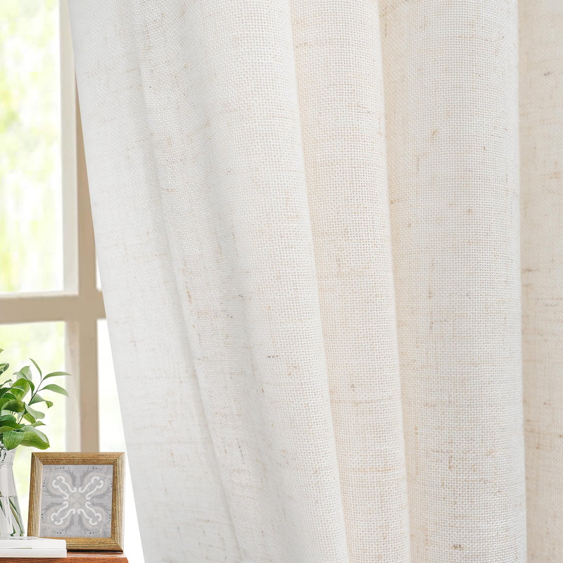 Paire de rideaux transparents Couto, L 52 po x L 204 po