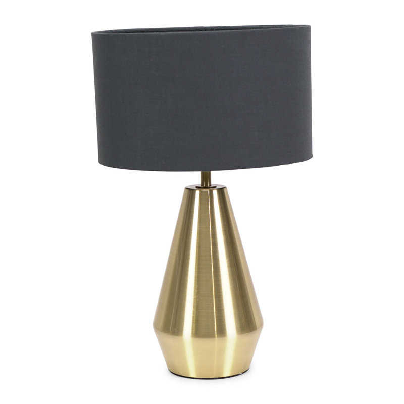 Lamp, Charcoal, Gold