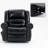 Vintage Power Leather Upholstered Recliner Chair with Lift Base and Massage Heating Function-2119091890